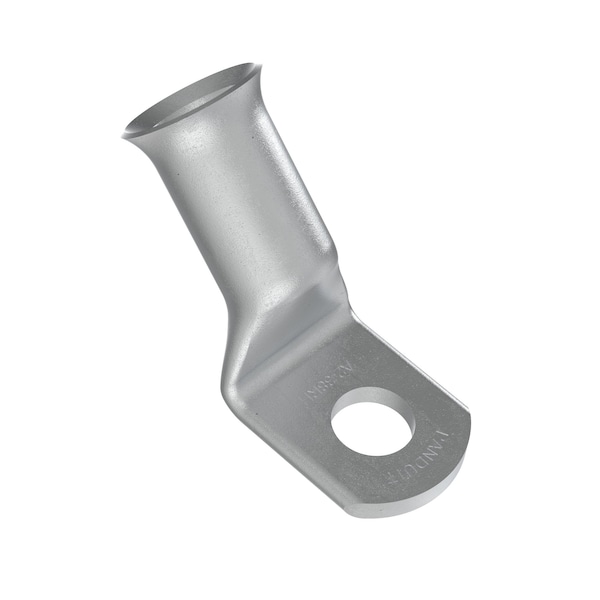 Panduit One-Hole Compression Lug, 0.38 in Stud, Standard Barrel, Copper, None, 100 PK A2-38RH-C - main